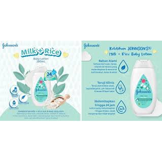 Johnson's Milk + Rice Baby Lotion 100ml / 200ml