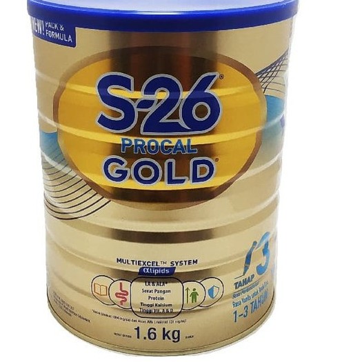 

S26 PROCAL GOLD 3 VANILA TIN 1600G 1600 G