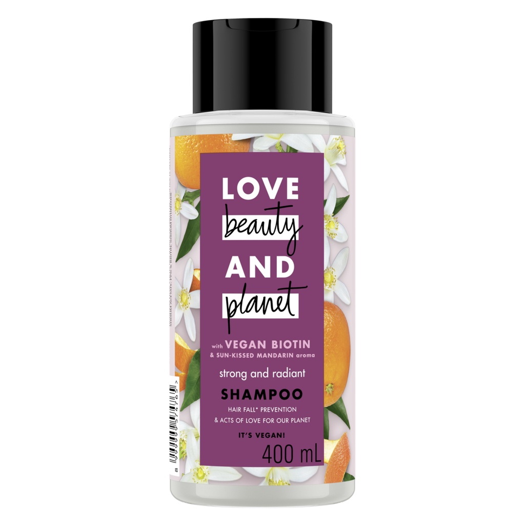 Love Beauty & Planet Strong & Radiant Vegan Biotin Anti Hair Fall Shampoo 400ML-1