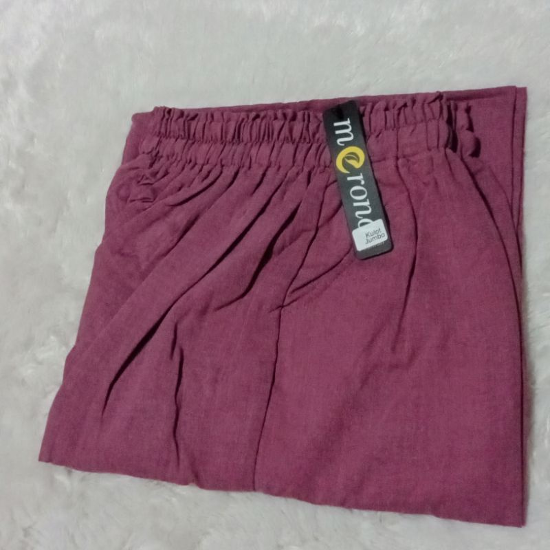 Celana Kulot Wanita Jumbo dan Standar SUPER PREMIUM Katun Supernova Bawahan Wanita Berkualitas-Dusty