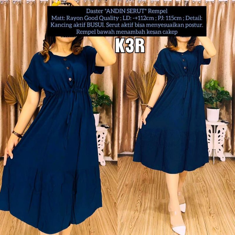 Daster Serut / Daster Andin Serut / Daster BUSUI / Daster Rayon Premium / Daster Rayon