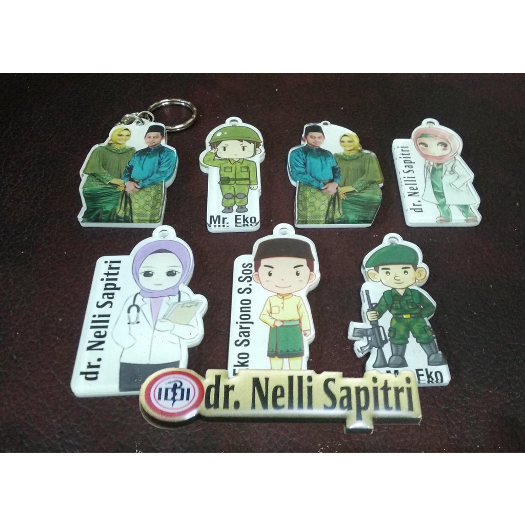 

Custom gantungan kunci resin