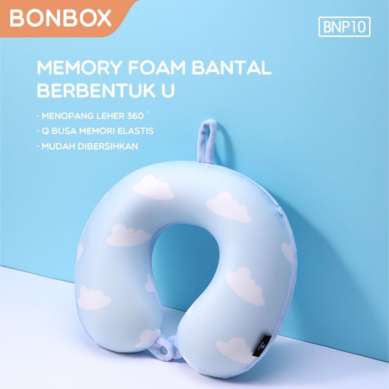 Bonbox BNP10 Bantal Leher Memory Foam