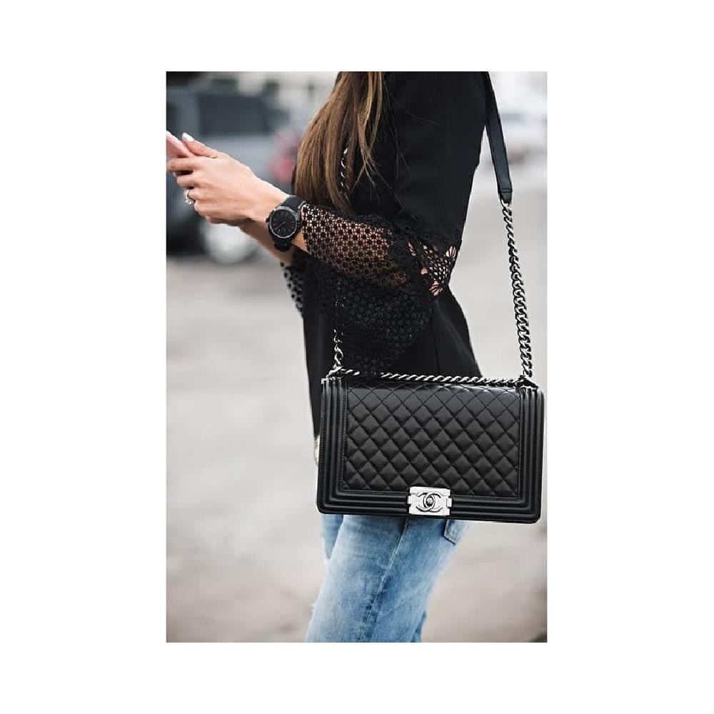 Tas Selempang Tali Rantai Wanita Branded Chanel Boy