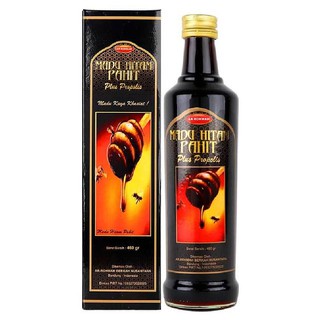 

Madu Hitam Pahit AR-ROHMAH | ARROHMAH 460 Gr | AR ROHMAH Madu hitam pahit Plus Propolis
