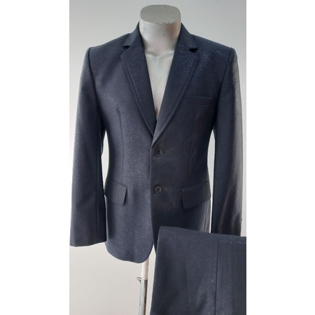 Jas setelan celana semi wool italy / Atasan jas formal semi wool / Setelan jas + celana semi wooll