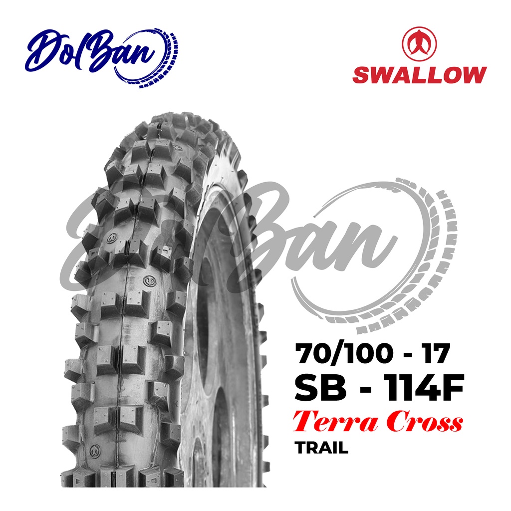 BAN LUAR SWALLOW 70/100-17 RING 17 SB-114F TERRA CROSS TRAIL