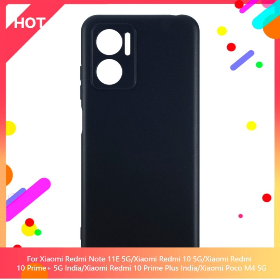 Case Xiaomi Redmi 10 5G 2022 Black Plain case Softcase silicone TPU case