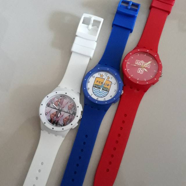 JAM TANGAN CUSTOM RUBBER | BISA REQUEST NAMA/FOTO/GAMBAR DLL