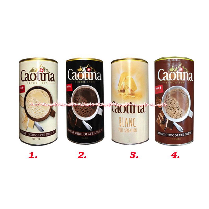Caotina Noir Minuman Coklat Instan 500gr Minuman Serbuk Cokelat Swiss Kaotina Caotinna