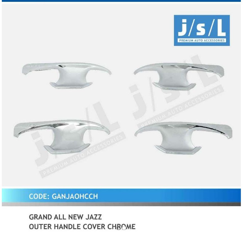 cover outer grand all new jazz hitam &amp; Chrome jsl