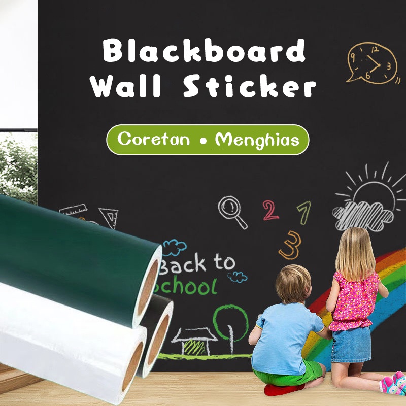 

Stiker Papan Tulis Hitam Putih Blackboard Whiteboard Wall Sticker - Aneka Importir