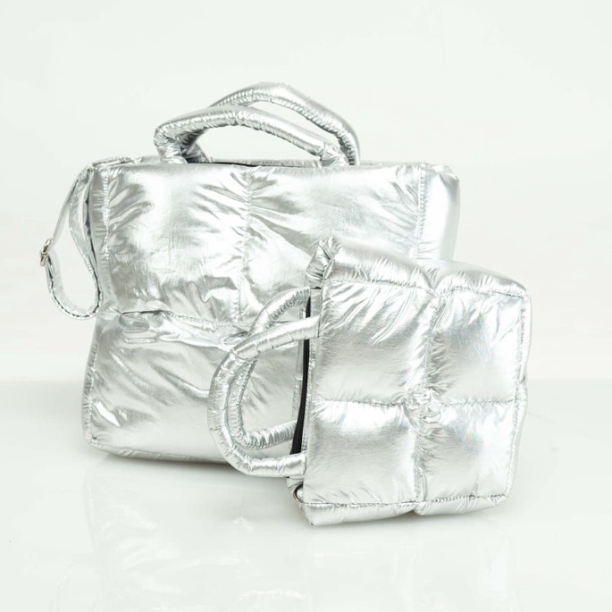 Puffy Bag - Silver