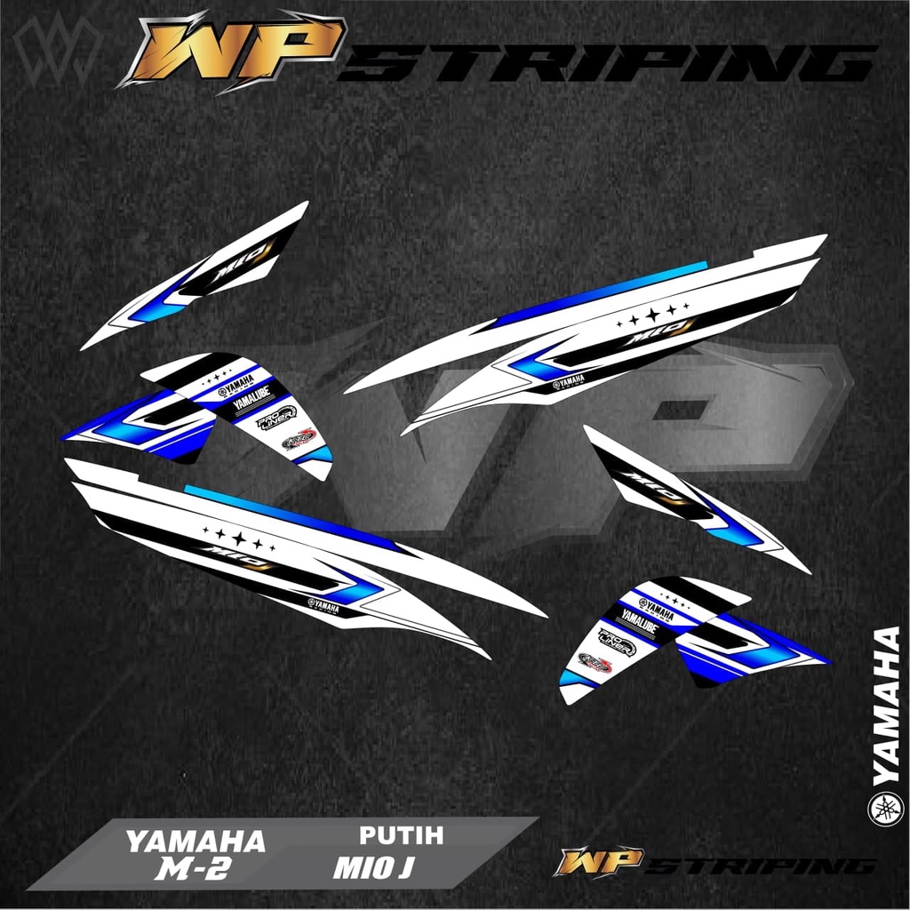 Stiker Striping MIO J / Sticker Variasi List Skotlet Motor Yamaha MIO J / M-2