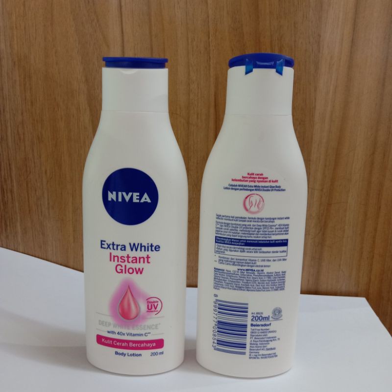 NIVEA INSTAN GLOW HAND BODY LOTION 200ml