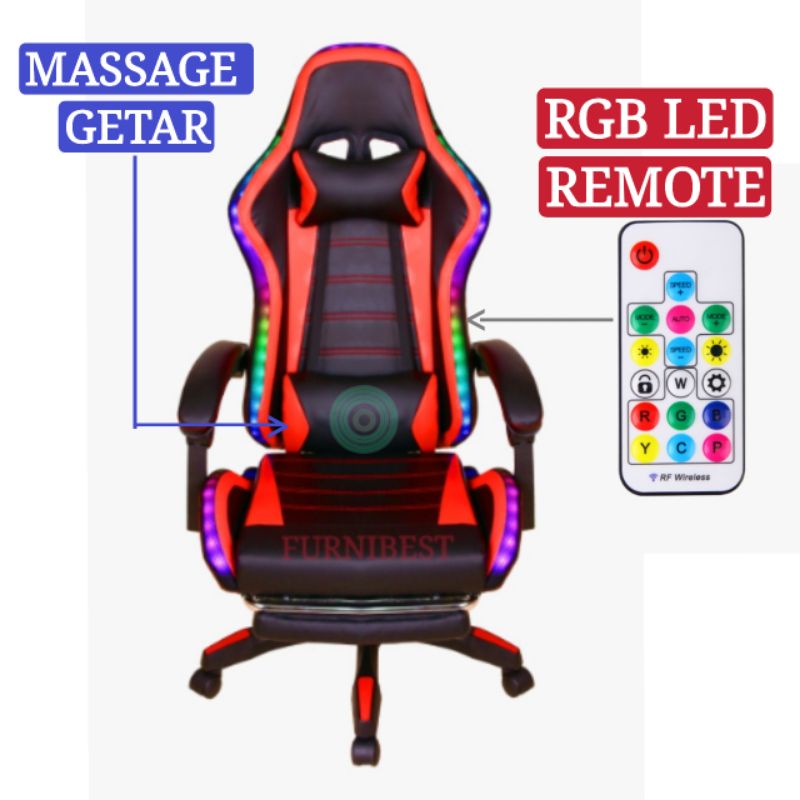 Kursi Gaming Gaming Chair RGD LED 889