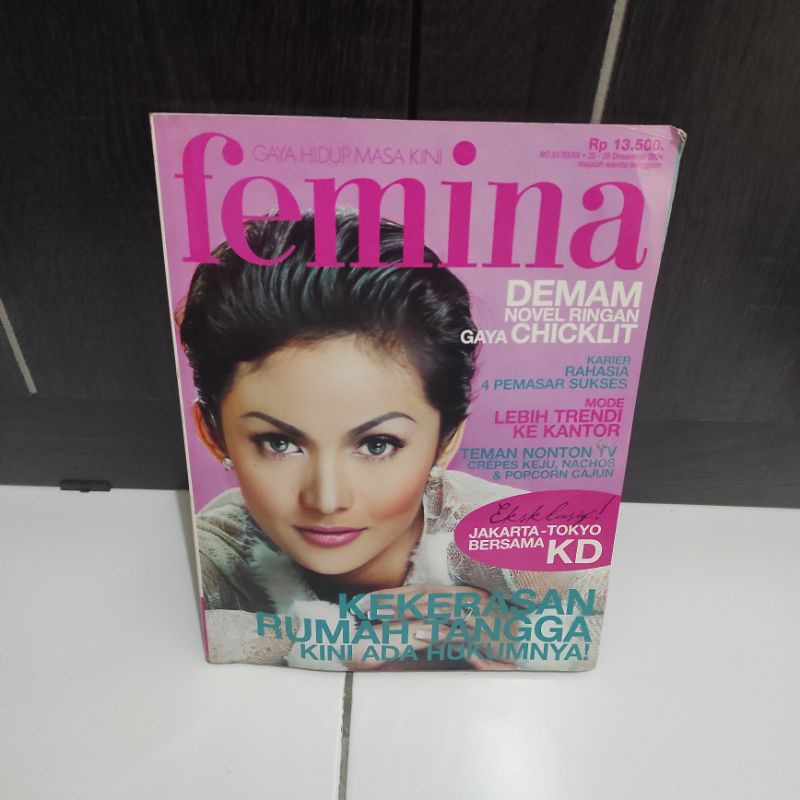 Majalah FEMINA cover KD. no. 51/2004