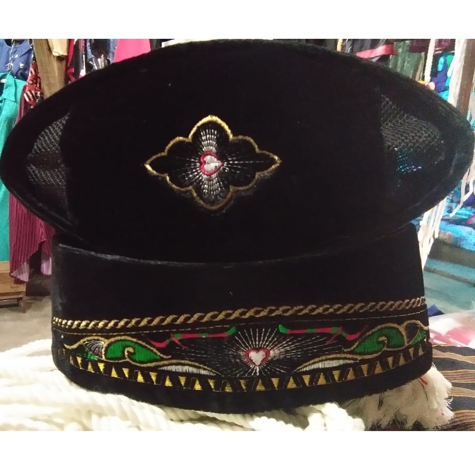 [Bisa COD] Songkok PSHT Peci Kopyah Kopiah Logo PSHT SH Terate Bordir | Premium Original Grade A Kua