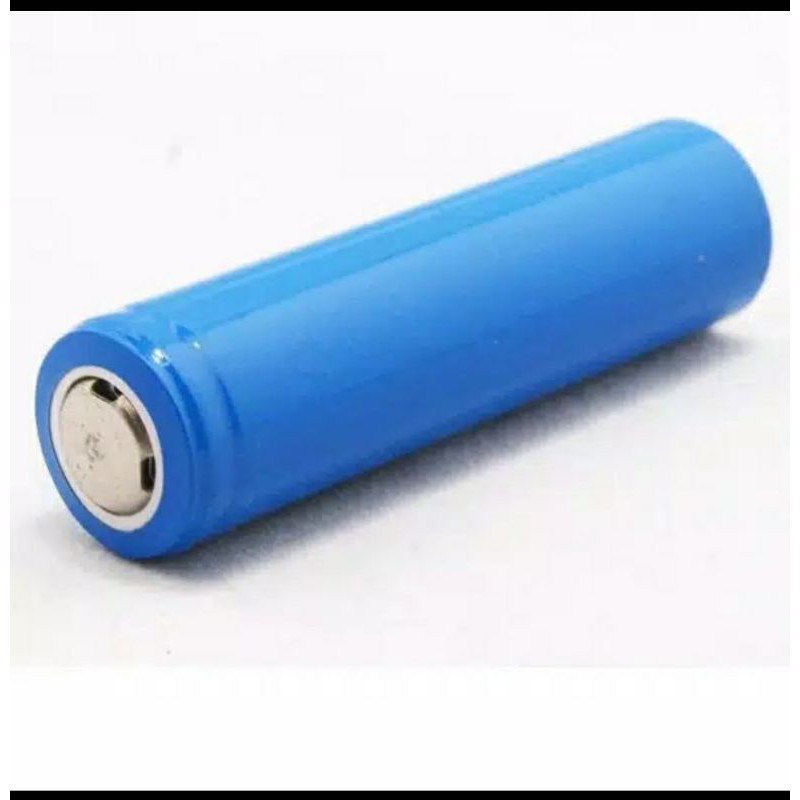 Baterai Charger Batre Cas 18650 Real 1500 mAh Flat Top 3.7 Volt Baterai Senter Police Battery