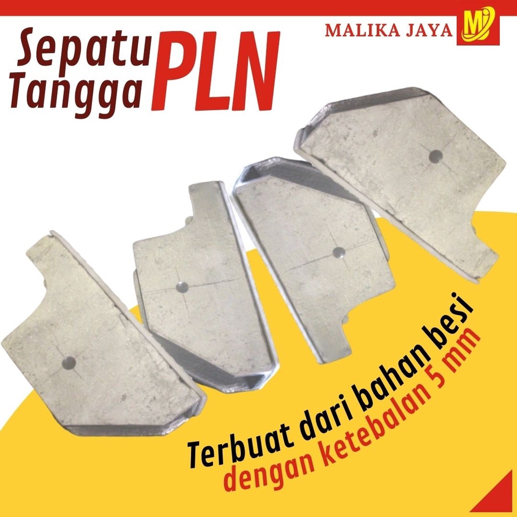 Paket Sepatu Tangga PLN Aluminium isi 2 pc