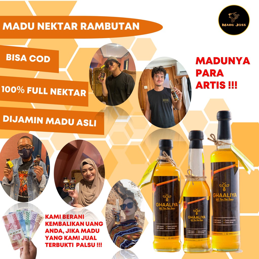 

(COD) Madu Odeng Uray Murni Hutan Rambutan Multiflora Nusantara 1 KG ASLI 100%