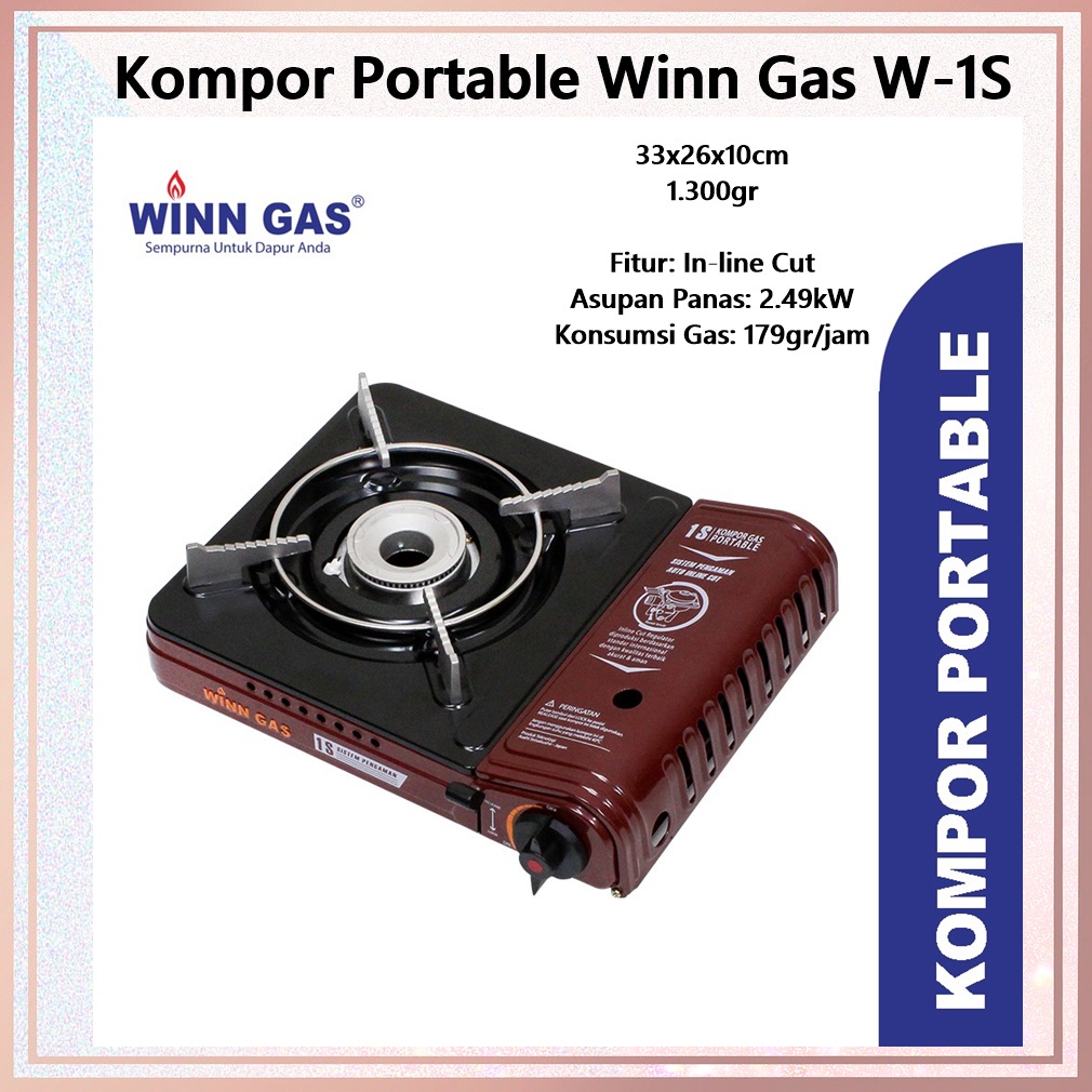 Kompor Portable WIN Gas W-1S