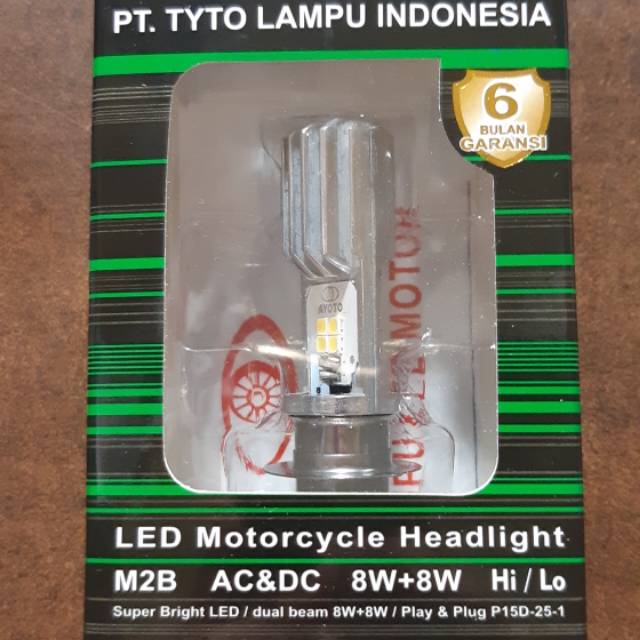 Lampu LED motor bebek dan motor matic