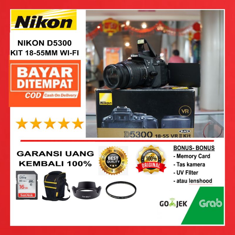 KAMERA NIKON D5300 / Nikon D5300 Wi-Fi / kamera nikon d5300 24 Megapixels