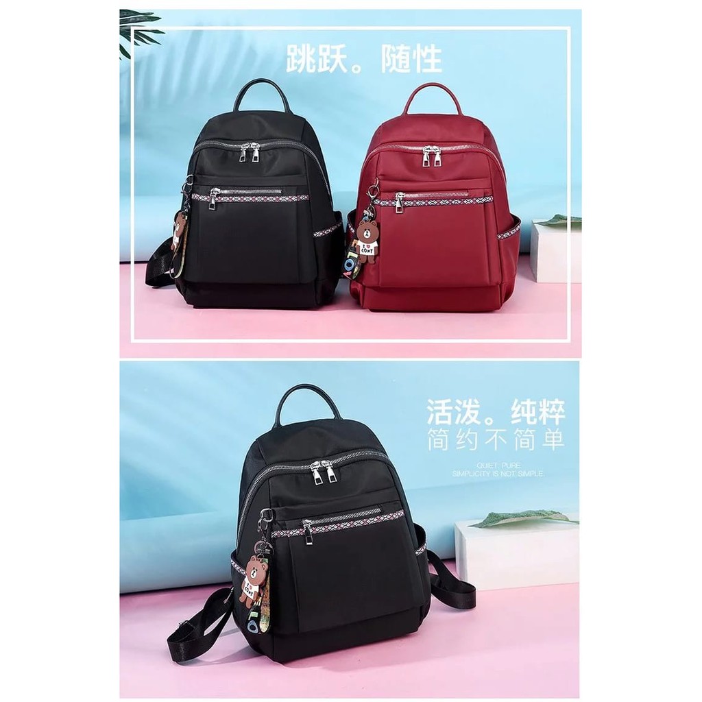 TAS RANSEL WANITA TERBARU/RANSEL WANITA KOREA/TAS WANITA FASHION KOREA STYLE/TAS RANSEL OCEAN