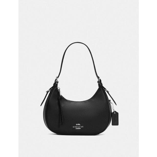 Coach Kleo Signature Hobo Black Leather (C6807)