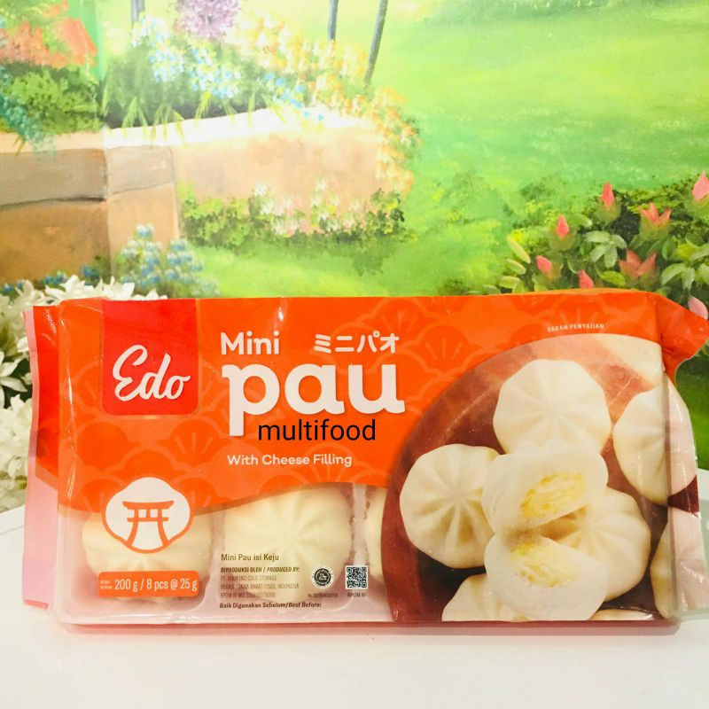 

Mini pao edo / mini pau edo isi keju / bakpao isi keju halal