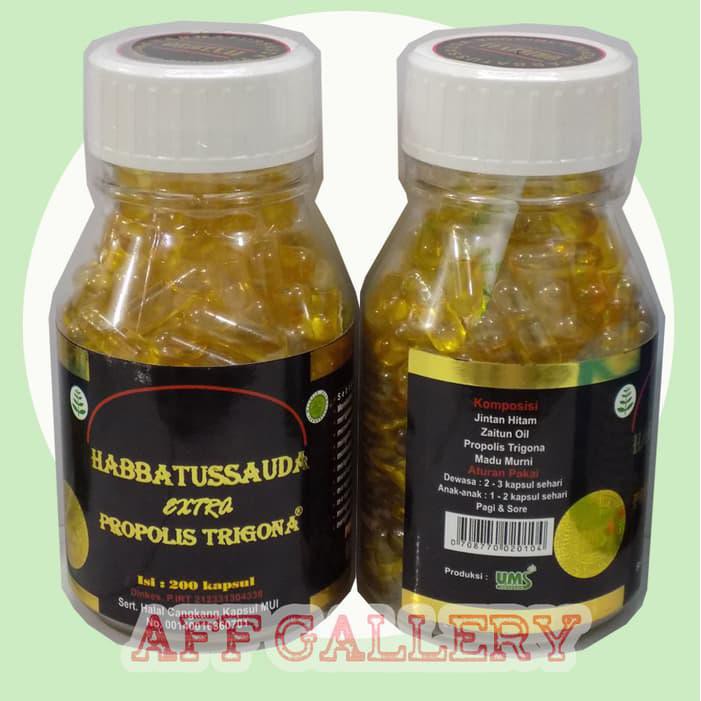 Awas Palsu Habbatussauda Extra Propolis Trigona 200 Kapsul Ums Habatussauda Shopee Indonesia