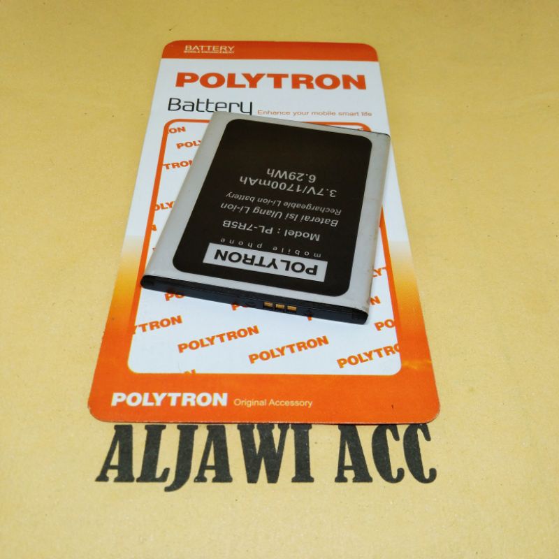 Batre Batere Baterai Batre Battery polytron Rocket T4 R2506 PL-7R5B Original Battery Handphone