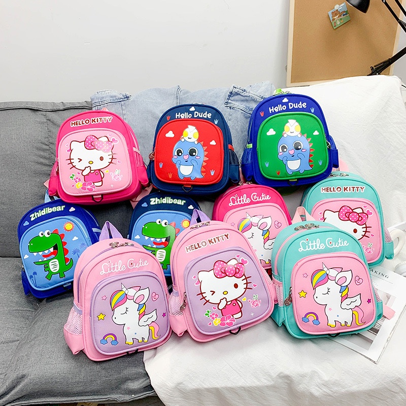 Tas Anak Sekolah Import Karakter Lucu - Tas Ransel Anak Unicorn - Tas Sekolah Anak Import Premium High Quality Terbaru -  Ransel Anak Sekolah SD dan TK - Tas Anak Karakter Hello Kitty - Tas Anak Perempuan dan Laki Laki [BK11]