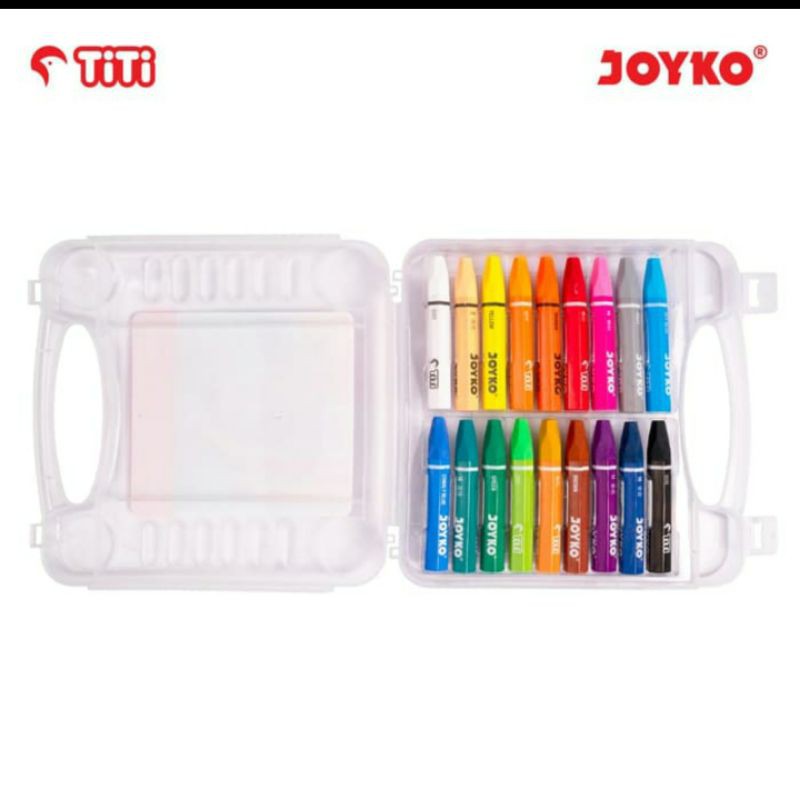 crayon TITI 18 warna/oil pastel krayon minyak JOYKO-1