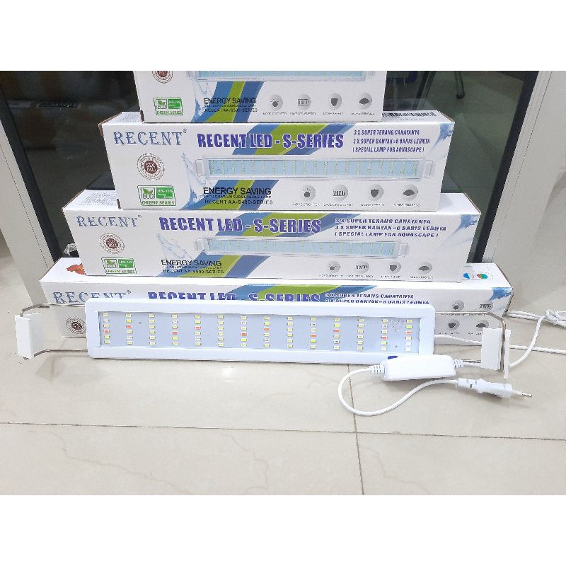 Lampu led aquarium aquascape RECENT AA S 300,400,500,600,700