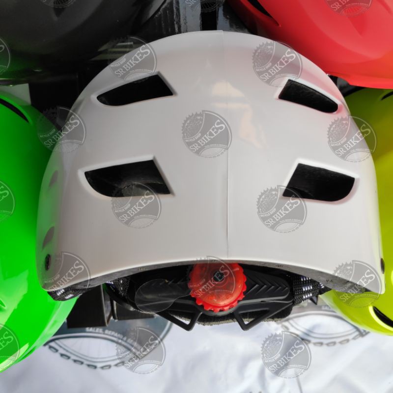 Helm Sepeda Lipat Minion Seli Bike Helmet. Ada Lampu LED. SYTE ST-F165