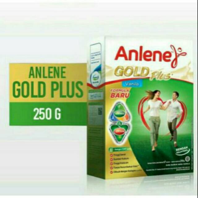 

Susu Bubuk Anlene Gold Plus Vanilla / Coklat 250gr