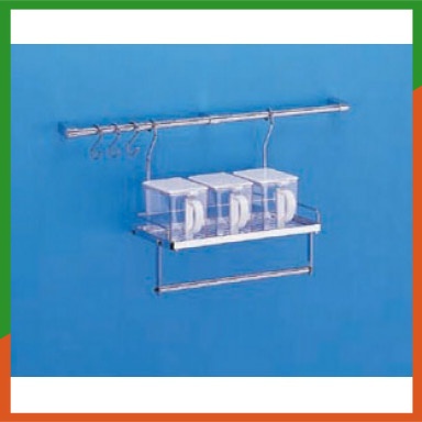 Rak Bumbu Dan Tisu Gantung Stainless Vitco
