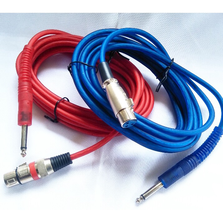 KABEL MIC 5M HITAM/ KABEL MIC TRANSPARAN 5M/ KABEL AUDIO/ KABEL MIC AWET KUALITAS BAGUS/ KABEL MIC MURAH