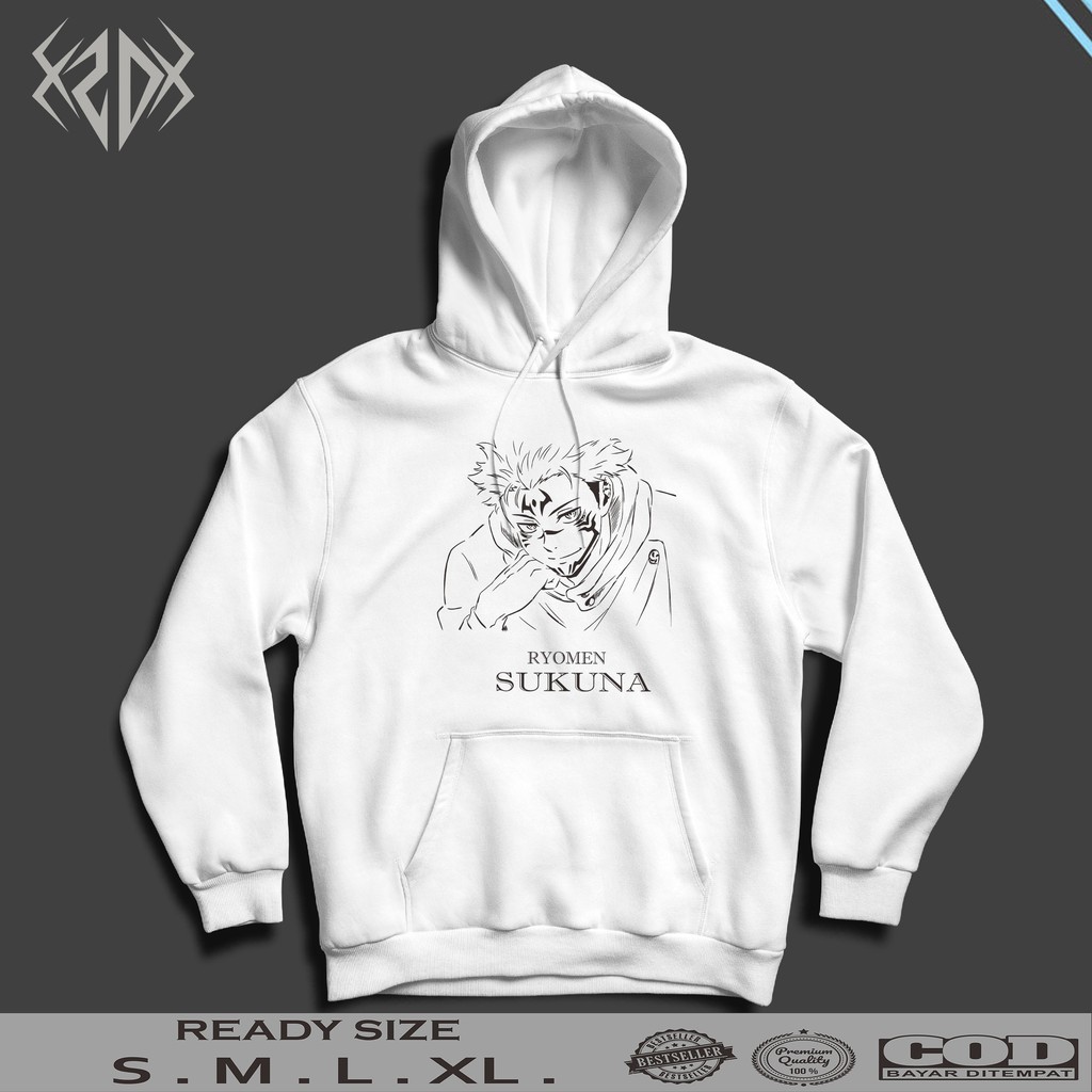 JAKET HODDIE SUKUNA JUJUTSU KAISEN / JAKET PRIA / HODDIE PRIA / JAKET KEREN /