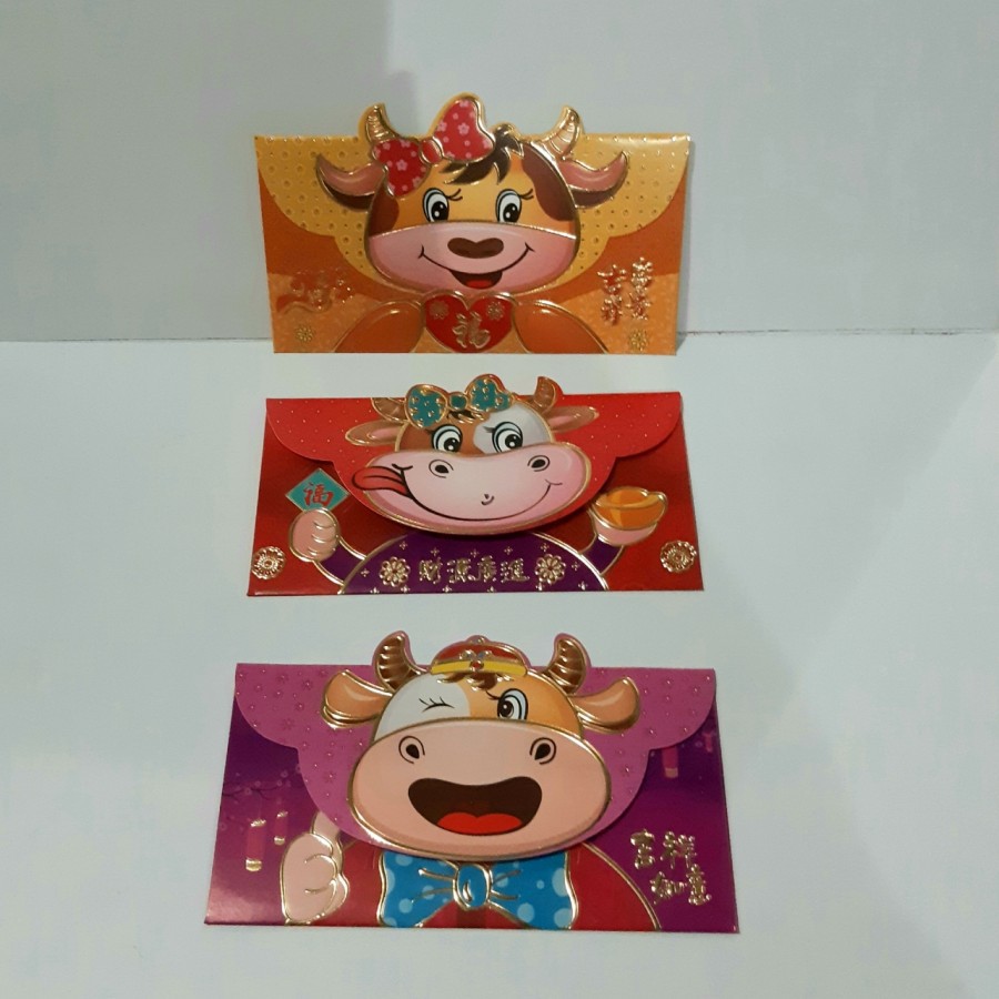 

angpao imlek 2021 shio kerbau LL0359 termurah LIMITED EDITION PREMIUM