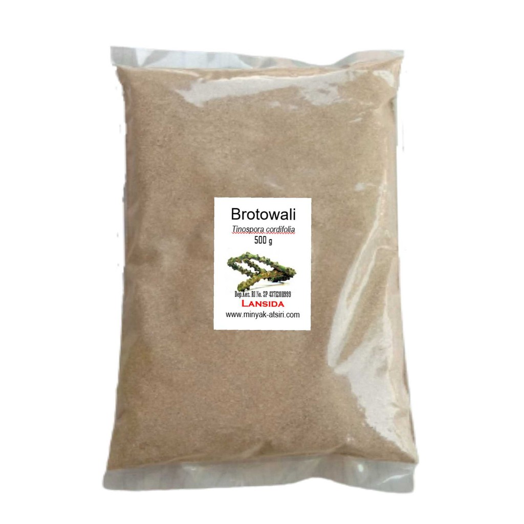 Serbuk Bratawali 500 g Bubuk Brotowali Simplisia Tinospora crispa