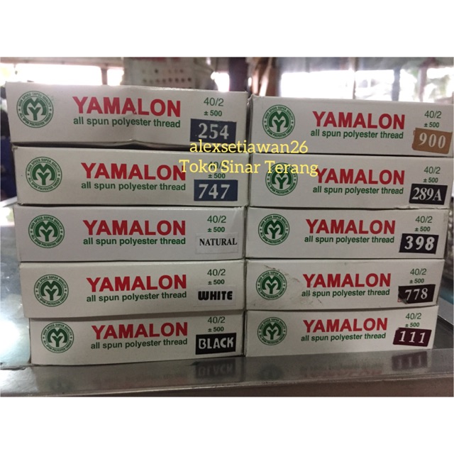 Benang Jahit Yamalon 500 yards lusinan