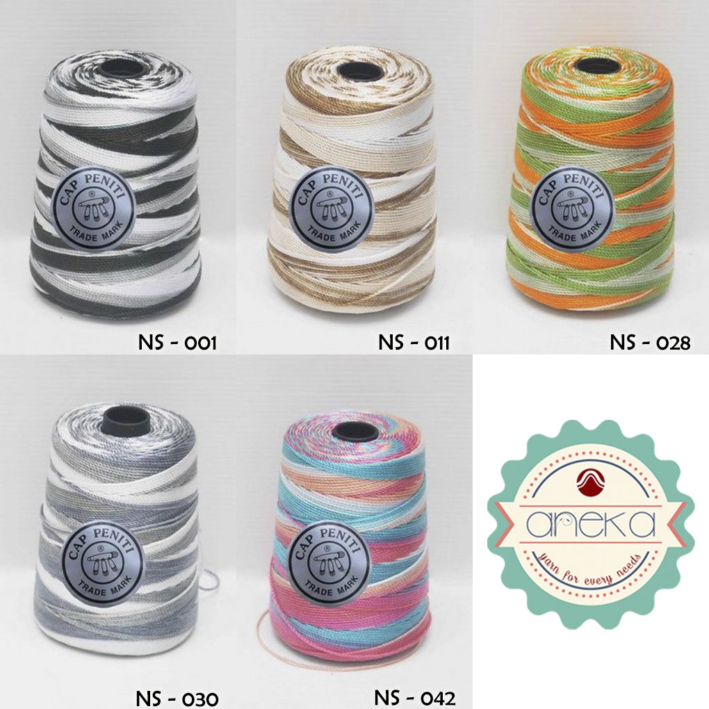 KATALOG - Benang Rajut Nylon Sembur Cap Peniti / Nylon Yarn