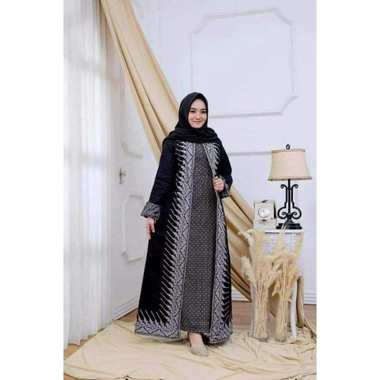 GAMIS SYARI/GAMIS WANITA JUMBO/GAMIS BATIK JUMBO/ATASAN WANITA/GAMIS BATIK REMAJA//BAJU BATIK WANITA