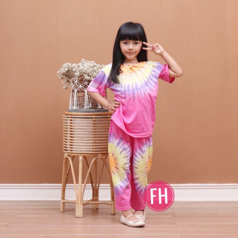 Setelan Anak Perempuan Lucu Setelan Celana Panjang Setelan Kaos Terkini Termurah Batik Pekalongan