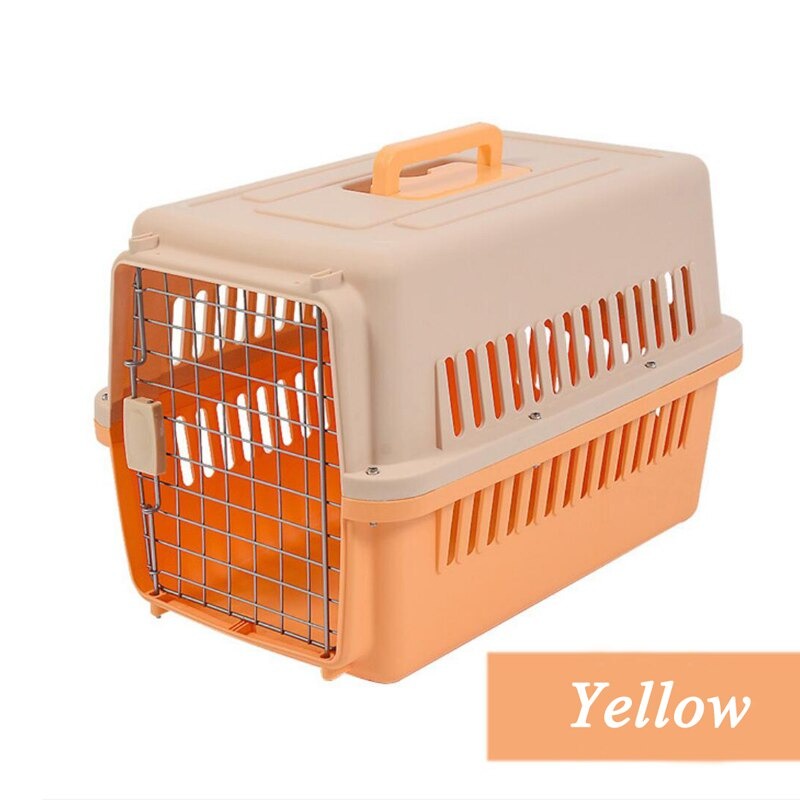 KANDANG KUCING / PET CARGO / PET CARRIER / KANDANG KELINCI / KANDANG MUSANG /ADA TRAY PINTU BESI - KENNEL BOX COD FEZONE