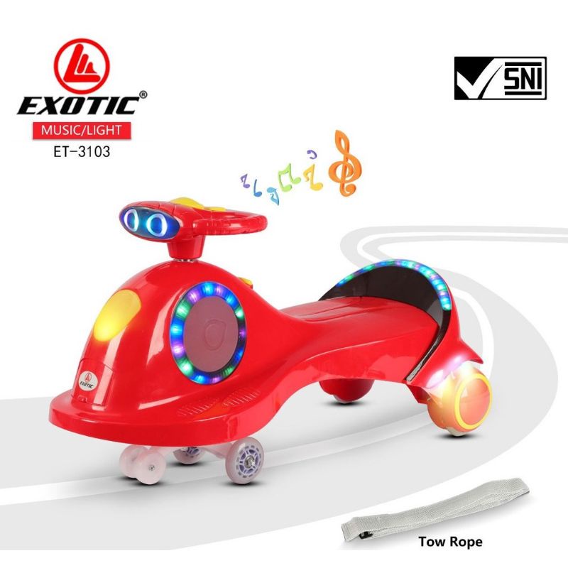 Exotic Magic Swing Car ET 3103 / Mainan Mobilan Anak Exotic ET 3103