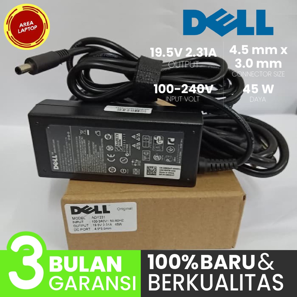 ADAPTOR CHARGER DELL P24T 19.5V 2.31A